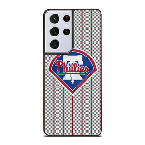 PHILADELPHIA PHILLIES CARBON LOGO Samsung Galaxy S21 Ultra Case Cover