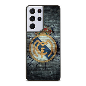 REAL MADRID FOOTBALL WOOD LOGO Samsung Galaxy S21 Ultra Case Cover REAL MADRID FOOTBALL WOOD LOGO Samsung Galaxy S21 Ultra Case Cover