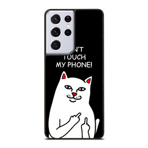 RIPNDIP CAT DONT TOUCH MY PHONE Samsung Galaxy S21 Ultra Case Cover RIPNDIP CAT DONT TOUCH MY PHONE Samsung Galaxy S21 Ultra Case Cover