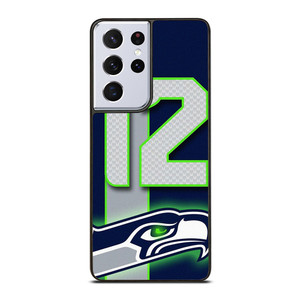 SEATTLE SEAHAWKS NFL 12 MAN LOGO Samsung Galaxy S21 Ultra Case Cover SEATTLE SEAHAWKS NFL 12 MAN LOGO Samsung Galaxy S21 Ultra Case Cover