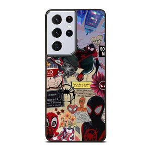 SPIDERMAN INTO THE SPIDER VERSE COLLAGE Samsung Galaxy S21 Ultra Case Cover