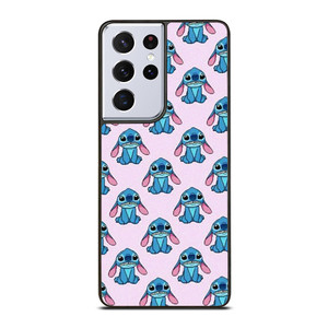 STITCH CARTOON PINK PATTERN Samsung Galaxy S21 Ultra Case Cover