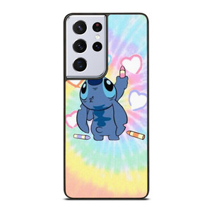 STITCH CARTOON TIE DYE PATTERN Samsung Galaxy S21 Ultra Case Cover