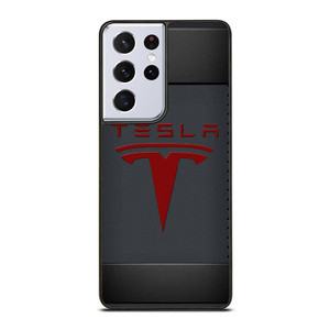 TESLA METAL CARBON LOGO Samsung Galaxy S21 Ultra Case Cover TESLA METAL CARBON LOGO Samsung Galaxy S21 Ultra Case Cover