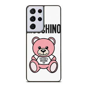 THIS IS NOT MOSCHINO TOY BEAR PINK Samsung Galaxy S21 Ultra Case Cover THIS IS NOT MOSCHINO TOY BEAR PINK Samsung Galaxy S21 Ultra Case Cover