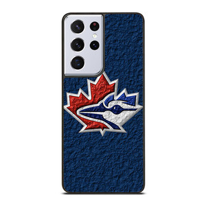 TORONTO BLUE JAYS LEATHER LOGO Samsung Galaxy S21 Ultra Case Cover