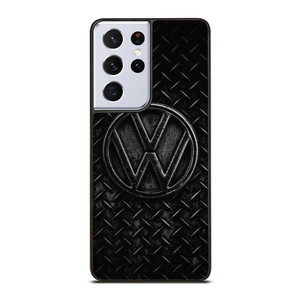 VW VOLKSWAGEN BLACK METAL EMBLEM Samsung Galaxy S21 Ultra Case Cover