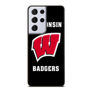 WISCONSIN BADGERS LOGO Samsung Galaxy S21 Ultra Case Cover WISCONSIN BADGERS LOGO Samsung Galaxy S21 Ultra Case Cover