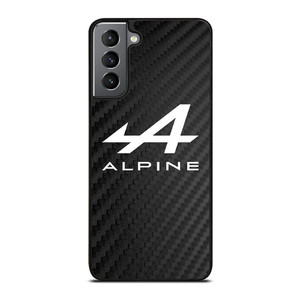 ALPINE LOGO CARBON Samsung Galaxy S21 Plus Case Cover ALPINE LOGO CARBON Samsung Galaxy S21 Plus Case Cover