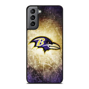 BALTIMORE RAVENS NFL METAL LOGO Samsung Galaxy S21 Plus Case Cover