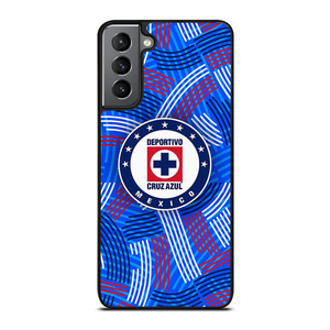 DEPORTIVO CRUZ AZUL MEXICO FOOTBALL ABSTRACT Samsung Galaxy S21 Plus Case Cover
