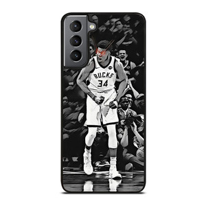 GIANNIS ANTETOKOUNMPO BASKETBALL BLACK Samsung Galaxy S21 Plus Case Cover