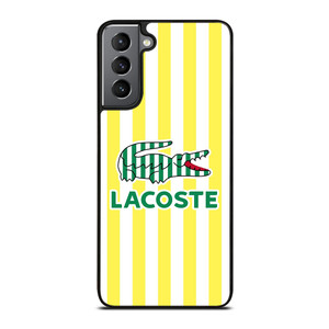 LACOSTE YELLOW STRIPE Samsung Galaxy S21 Plus Case Cover