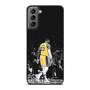 LEBRON JAMES LA LAKERS BLACK WHITE Samsung Galaxy S21 Plus Case Cover