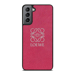 LOEWE LEATHER PINK Samsung Galaxy S21 Plus Case Cover
