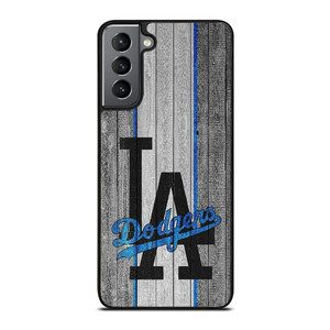LOS ANGELES DODGERS BASEBALL WOOD LOGO Samsung Galaxy S21 Plus Case Cover