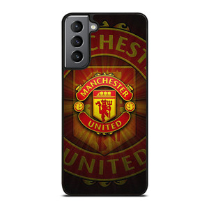 MANCHESTER UNITED METAL LOGO Samsung Galaxy S21 Plus Case Cover