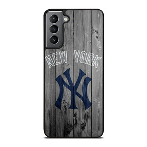 NEW YORK YANKEES WOODEN LOGO Samsung Galaxy S21 Plus Case Cover