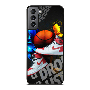 NIKE AIR JORDAN SPLASHED SNEAKERS Samsung Galaxy S21 Plus Case Cover NIKE AIR JORDAN SPLASHED SNEAKERS Samsung Galaxy S21 Plus Case Cover