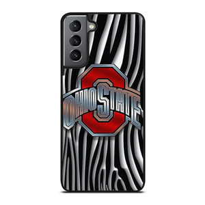 OHIO STATE FOOTBALL METAL ABSTRACT LOGO Samsung Galaxy S21 Plus Case Cover OHIO STATE FOOTBALL METAL ABSTRACT LOGO Samsung Galaxy S21 Plus Case Cover