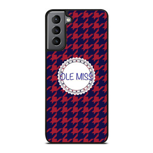 OLE MISS REBELS FOOTBALL PATTERN Samsung Galaxy S21 Plus Case Cover
