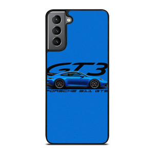 PORSCHE 911 GT3 BLUE Samsung Galaxy S21 Plus Case Cover