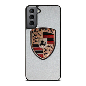 PORSCHE SILVER METAL EMBLEM Samsung Galaxy S21 Plus Case Cover PORSCHE SILVER METAL EMBLEM Samsung Galaxy S21 Plus Case Cover