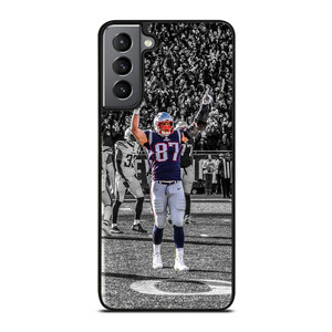 ROB GRONKOWSKI NEW ENGLAND PATRIOTS BLACK WHITE Samsung Galaxy S21 Plus Case Cover