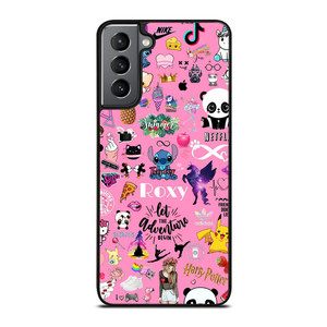 ROXY CARTOON PINK COLLAGE Samsung Galaxy S21 Plus Case Cover ROXY CARTOON PINK COLLAGE Samsung Galaxy S21 Plus Case Cover