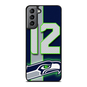 SEATTLE SEAHAWKS NFL 12 MAN LOGO Samsung Galaxy S21 Plus Case Cover SEATTLE SEAHAWKS NFL 12 MAN LOGO Samsung Galaxy S21 Plus Case Cover