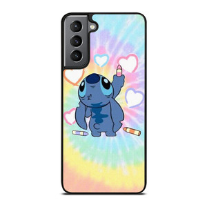 STITCH CARTOON TIE DYE PATTERN Samsung Galaxy S21 Plus Case Cover STITCH CARTOON TIE DYE PATTERN Samsung Galaxy S21 Plus Case Cover