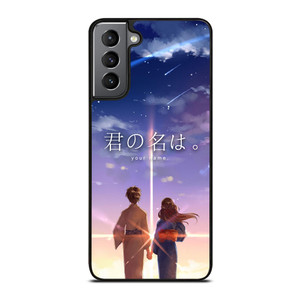 TAKI AND MITSUHA YOUR NAME KIMI NO NAWA Samsung Galaxy S21 Plus Case Cover TAKI AND MITSUHA YOUR NAME KIMI NO NAWA Samsung Galaxy S21 Plus Case Cover