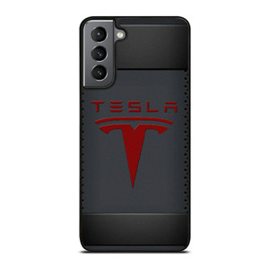 TESLA METAL CARBON LOGO Samsung Galaxy S21 Plus Case Cover