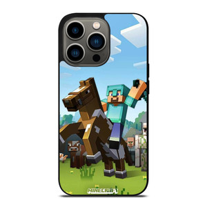 MINECRAFT KNIGHT AND HORSE iPhone 13 Pro Case Cover MINECRAFT KNIGHT AND HORSE iPhone 13 Pro Case Cover