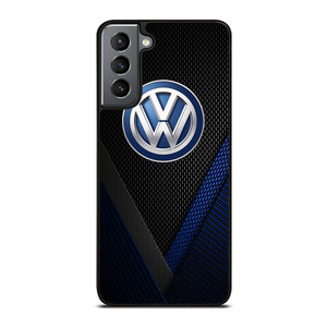 VW VOLKSWAGEN BLUE CARBON EMBLEM Samsung Galaxy S21 Plus Case Cover VW VOLKSWAGEN BLUE CARBON EMBLEM Samsung Galaxy S21 Plus Case Cover