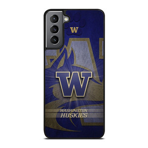 WASHINGTON HUSKIES LOGO METAL Samsung Galaxy S21 Plus Case Cover WASHINGTON HUSKIES LOGO METAL Samsung Galaxy S21 Plus Case Cover