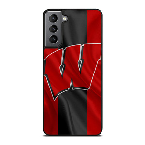 WISCONSIN BADGERS FLAG Samsung Galaxy S21 Plus Case Cover