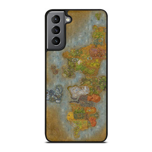 WORLD OF WARCRAFT GAMES MAP Samsung Galaxy S21 Plus Case Cover WORLD OF WARCRAFT GAMES MAP Samsung Galaxy S21 Plus Case Cover
