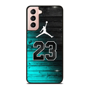 AIR JORDAN WOOD BLUE LOGO Samsung Galaxy S21 Case Cover