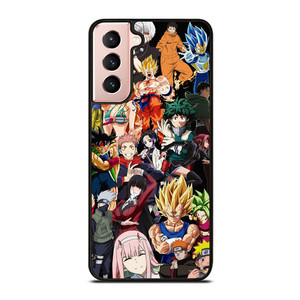 ANIME CARTOON CROSSOVER COLLAGE Samsung Galaxy S21 Case Cover