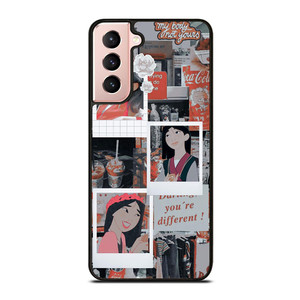 DISNEY PRINCESS MULAN AESTHETIC COLLAGE Samsung Galaxy S21 Case Cover