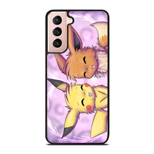 EEVEE PIKACHU POKEMON GAMES Samsung Galaxy S21 Case Cover EEVEE PIKACHU POKEMON GAMES Samsung Galaxy S21 Case Cover