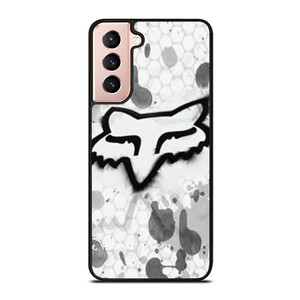 FOX RACING WHITE BRUSHED LOGO Samsung Galaxy S21 Case Cover FOX RACING WHITE BRUSHED LOGO Samsung Galaxy S21 Case Cover