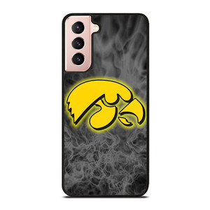 IOWA HAWKEYES SMOKE EMBLEM Samsung Galaxy S21 Case Cover