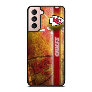 KANSAS CITY CHIEFS NFL GRUNGE LOGO Samsung Galaxy S21 Case Cover