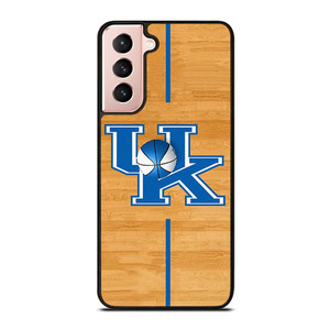 KENTUCKY WILDCATS BASKETBALL WOOD SYMBOL Samsung Galaxy S21 Case Cover