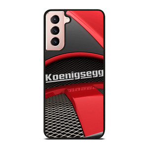 KOENIGSEGG SUPERCAR RED EMBLEM Samsung Galaxy S21 Case Cover KOENIGSEGG SUPERCAR RED EMBLEM Samsung Galaxy S21 Case Cover