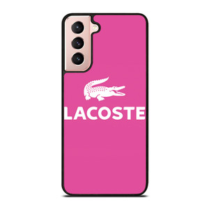 LACOSTE PINK LOGO Samsung Galaxy S21 Case Cover