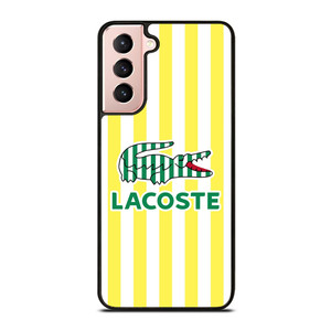 LACOSTE YELLOW STRIPE Samsung Galaxy S21 Case Cover