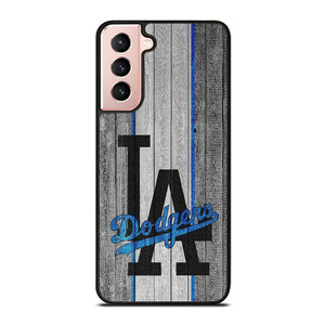 LOS ANGELES DODGERS BASEBALL WOOD LOGO Samsung Galaxy S21 Case Cover